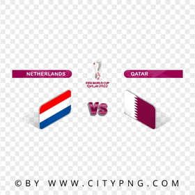 Netherlands Vs Qatar Fifa World Cup 2022 FREE PNG