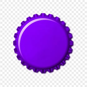 HD Soda Bottle Purple Lid Crown Cap PNG