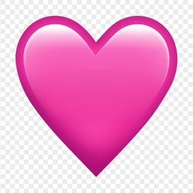 PNG Pink Heart Emoji Love Valentine