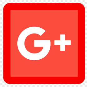 Square Red Icon Google G Plus Icon