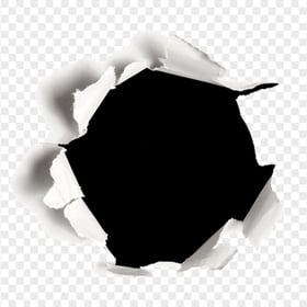 HD Paper Hole Scrap Burst Effect PNG