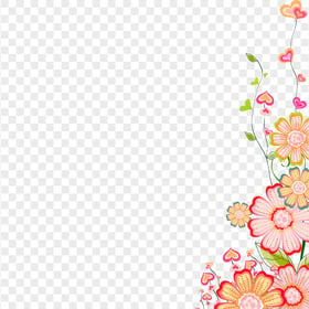Colored Vector Flowers Floral Abstract