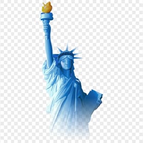 HD Vector Illustration Statue Of Liberty Monument PNG