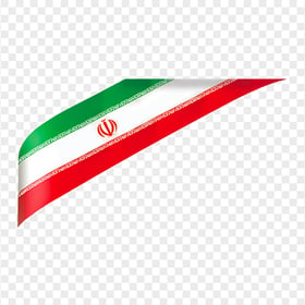 Iran Iranian Flag Corner Image PNG