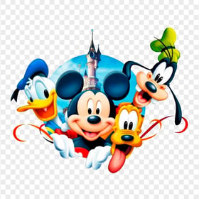 Mickey Pluto Goofy Donald Duck Logo PNG