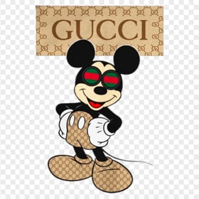Mickey Mouse Gucci Logo HD PNG