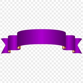 Purple Graphic Banner Ribbon Transparent Background