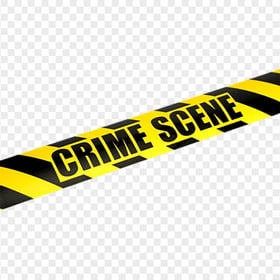 Crime Scene Tape Yellow Black