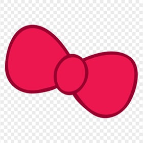 HD Hello Kitty Red Ribbon Transparent Background