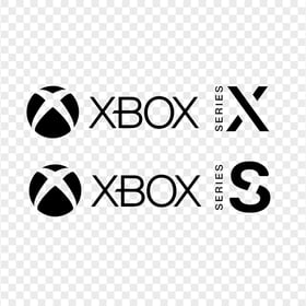 Black Xbox Series S & Series X Logos