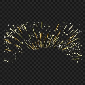 HD Yellow Spark Effect PNG