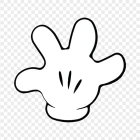 Mickey Mouse Minnie Mouse Open Hand Gesture PNG