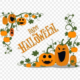 Happy Halloween Pumpkins Jack O Lanterns