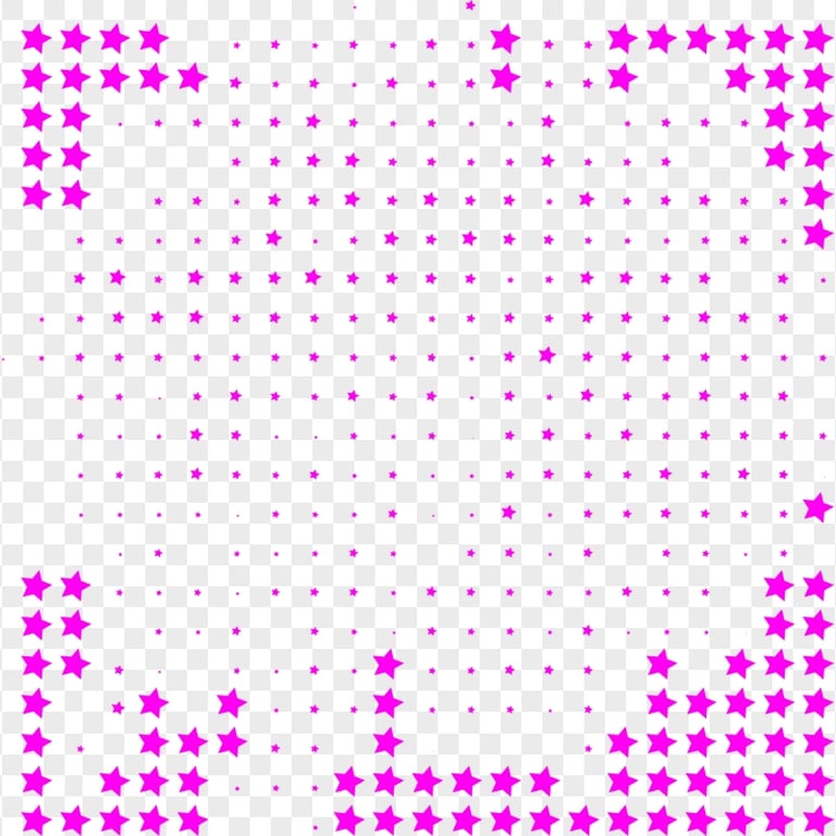 PNG Pink Polka Halftone Dots Stars