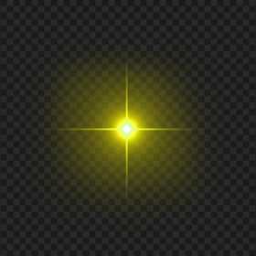HD Yellow Shine Spark Star PNG