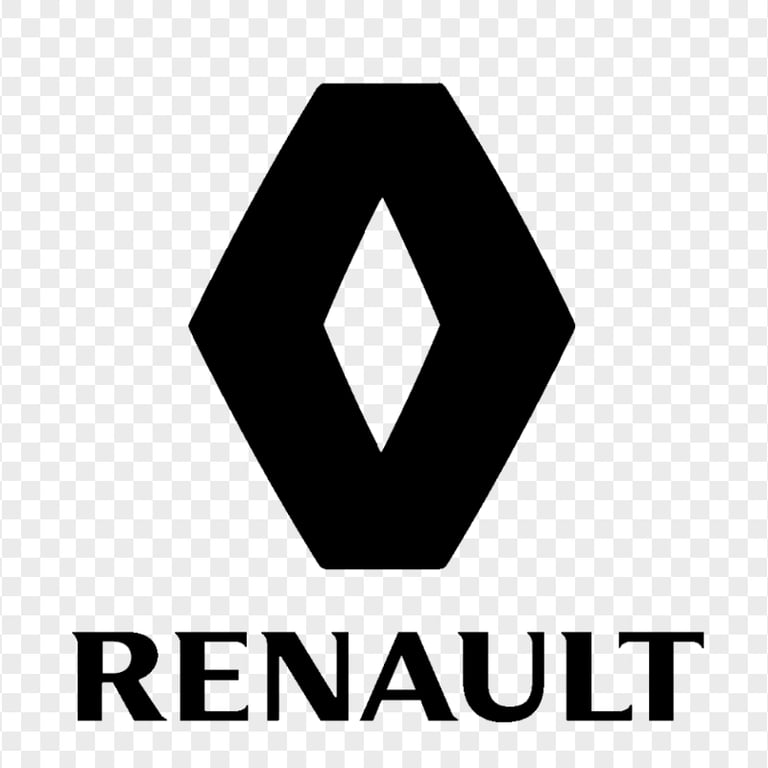 HD Renault Black Logo Transparent Background