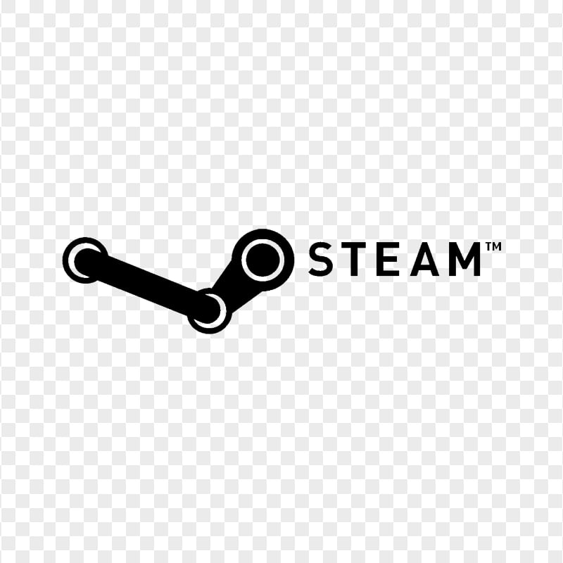 Black Steam Logo FREE PNG Citypng