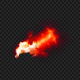 HD Real Burning Fire Flame Transparent Background
