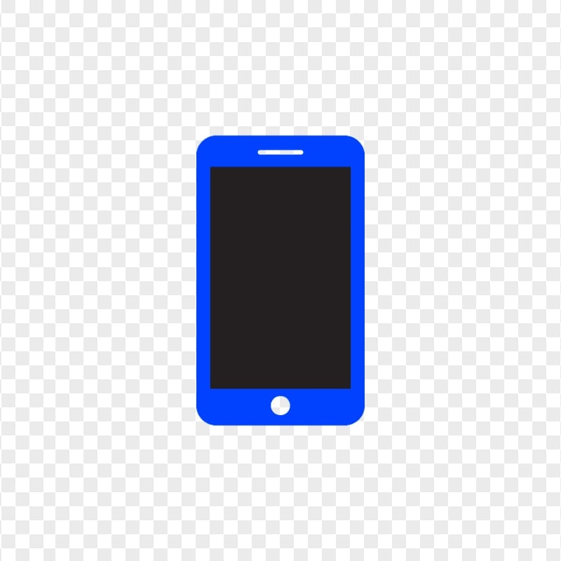 HD Black And Blue Mobile Icon Transparent PNG