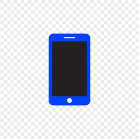 HD Black And Blue Mobile Icon Transparent PNG