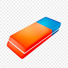 Red And Blue Pencil Eraser HD PNG