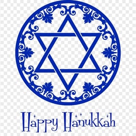 HD Jewish Festival Happy Hanukkah 2021 Logo PNG