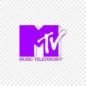 MTV Purple Logo Image PNG