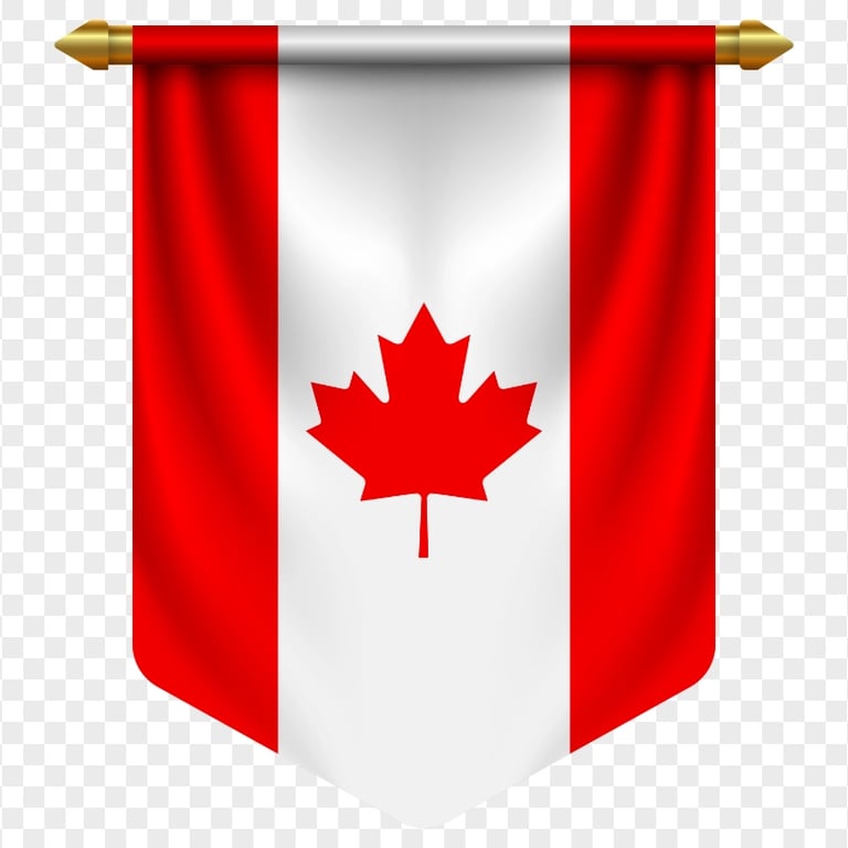 HD Pennant With Canada Flag PNG Citypng