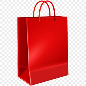 Download Red Gift Christmas Shopping Bag PNG