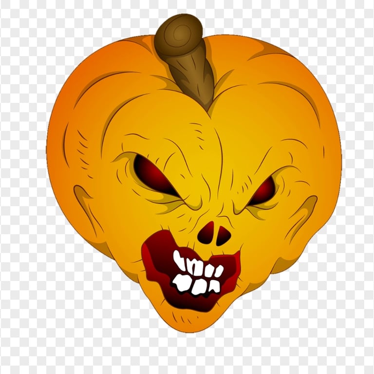 Halloween Evil Scary Horror Pumpkin Skull Face