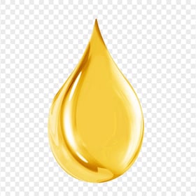 Oil Gold Yellow Liquid Drop HD PNG