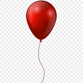 HD Red Simple Balloon Fly PNG
