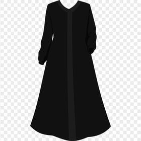 HD Black Arabic Islamic Dress Cloth Transparent PNG