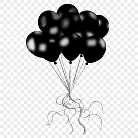 HD Black Friday Balloons Decorations PNG
