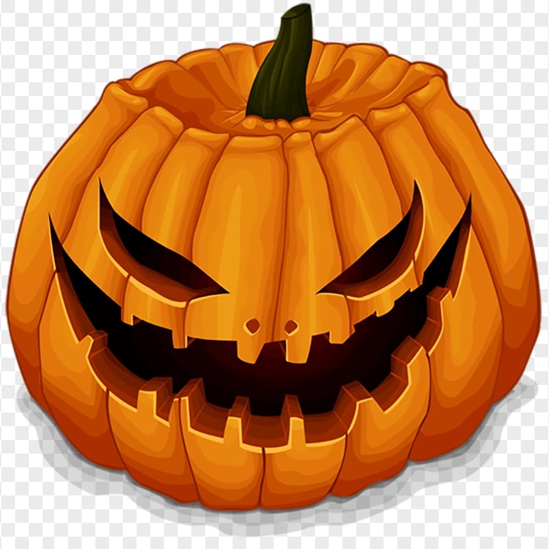Cartoon Halloween Jack O Lantern Happy Face Citypng