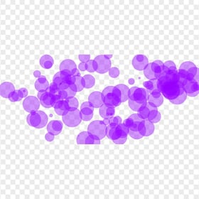 HD Light Purple Bokeh Effect PNG
