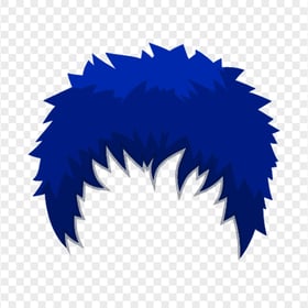 HD Anime Boy Blue Hair PNG