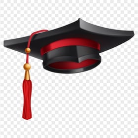 3D Graduation Cap Illustration HD PNG