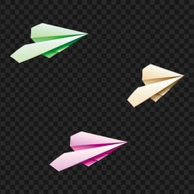 Paper Airplane Pattern Image PNG
