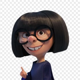 Edna Mode incredibles transparent background