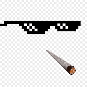 Sunglasses Thug Life With Joint