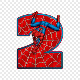 HD Spider Man Number Two 2 PNG