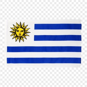 Realistic Uruguay Flag Transparent PNG