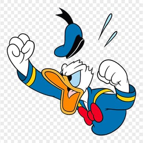 Donald Duck Angry Face Disney Character HD PNG