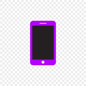 HD Black And Purple Mobile Icon Transparent PNG