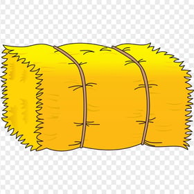 HD Cartoon Haystack Hay Straw Bale PNG