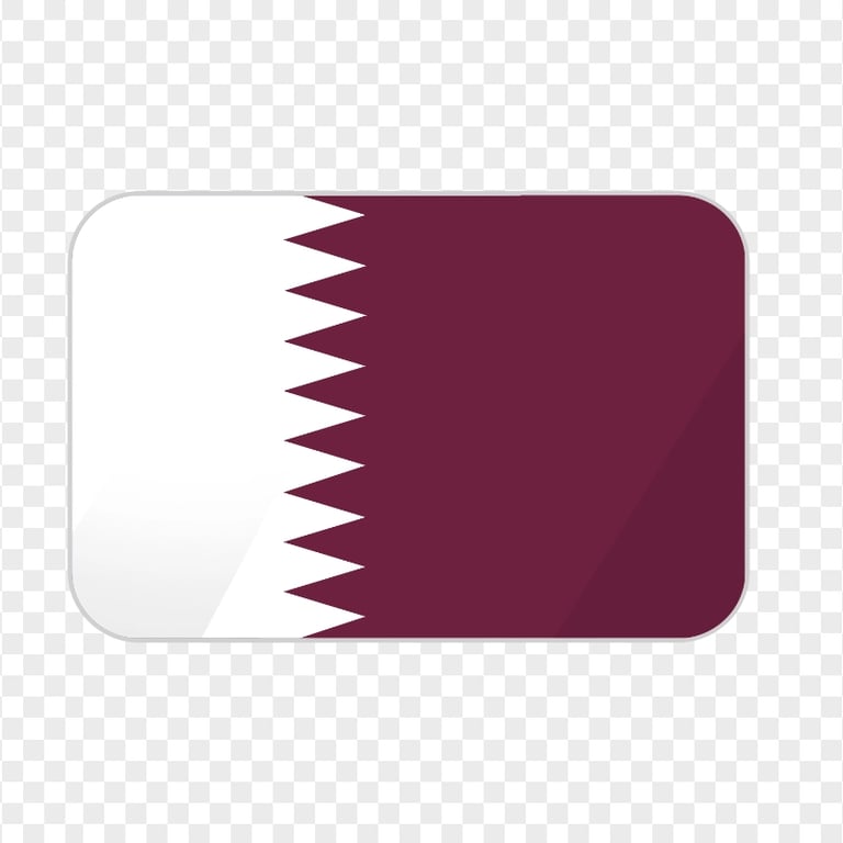 HD Qatar Flag Icon PNG