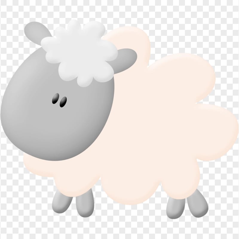 Cartoon Clipart Sheep Illustration Vector