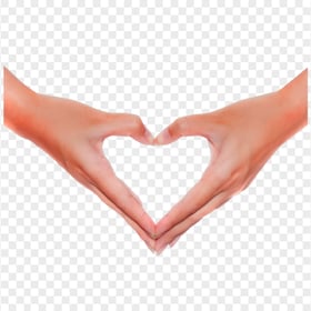 Hand Forming A Heart Love Sign FREE PNG