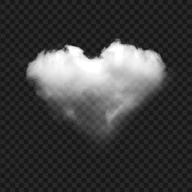 Heart Shaped Cloud HD PNG
